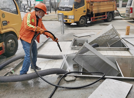 文殊镇隔油池清理